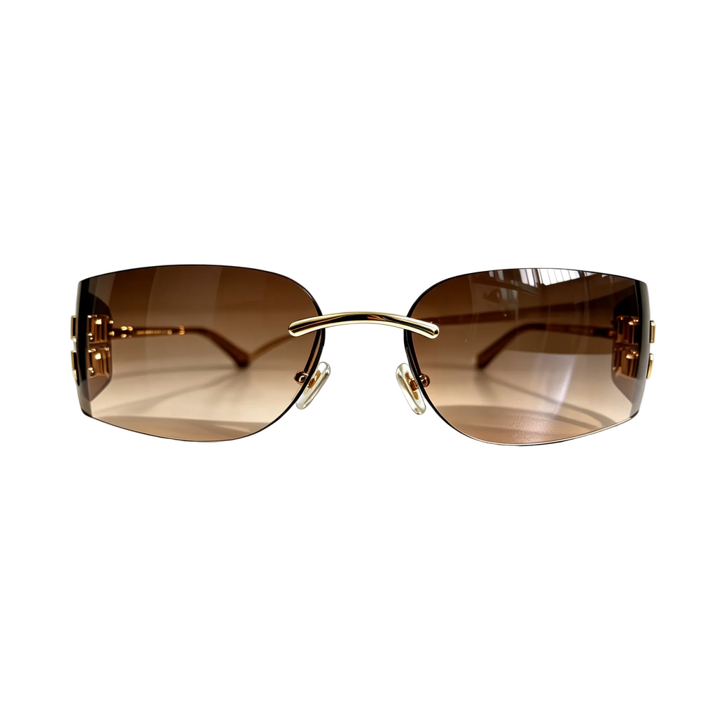 Frameless sunglasses
