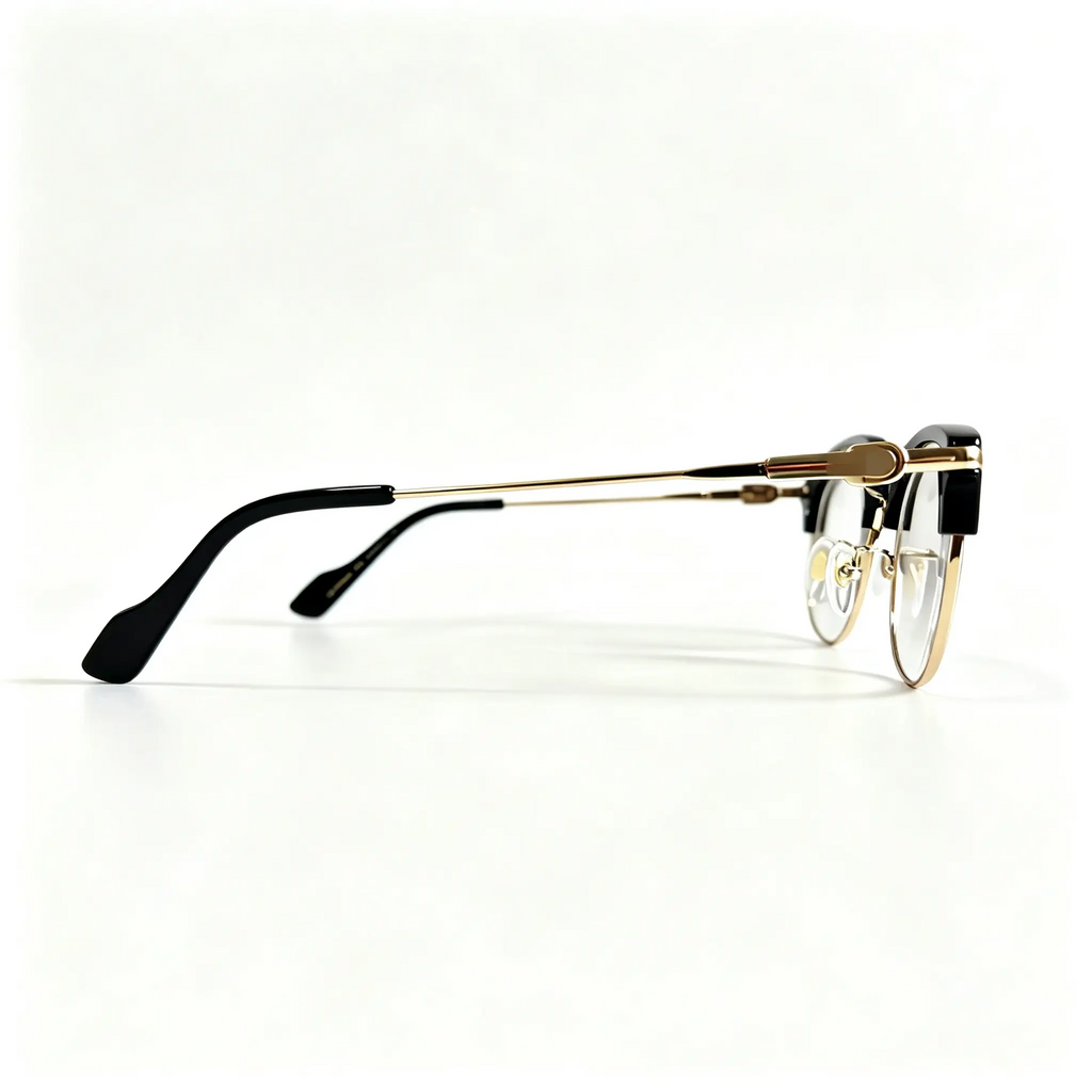 Clubmaster-Style Eyeglasses
